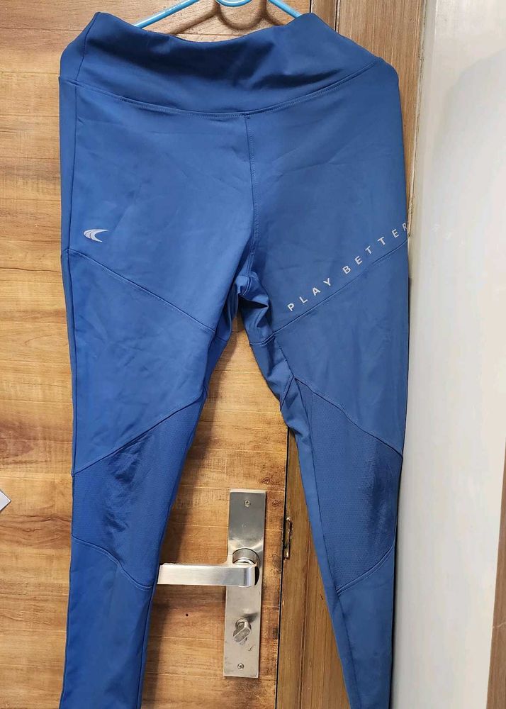 Blue Active Leggings