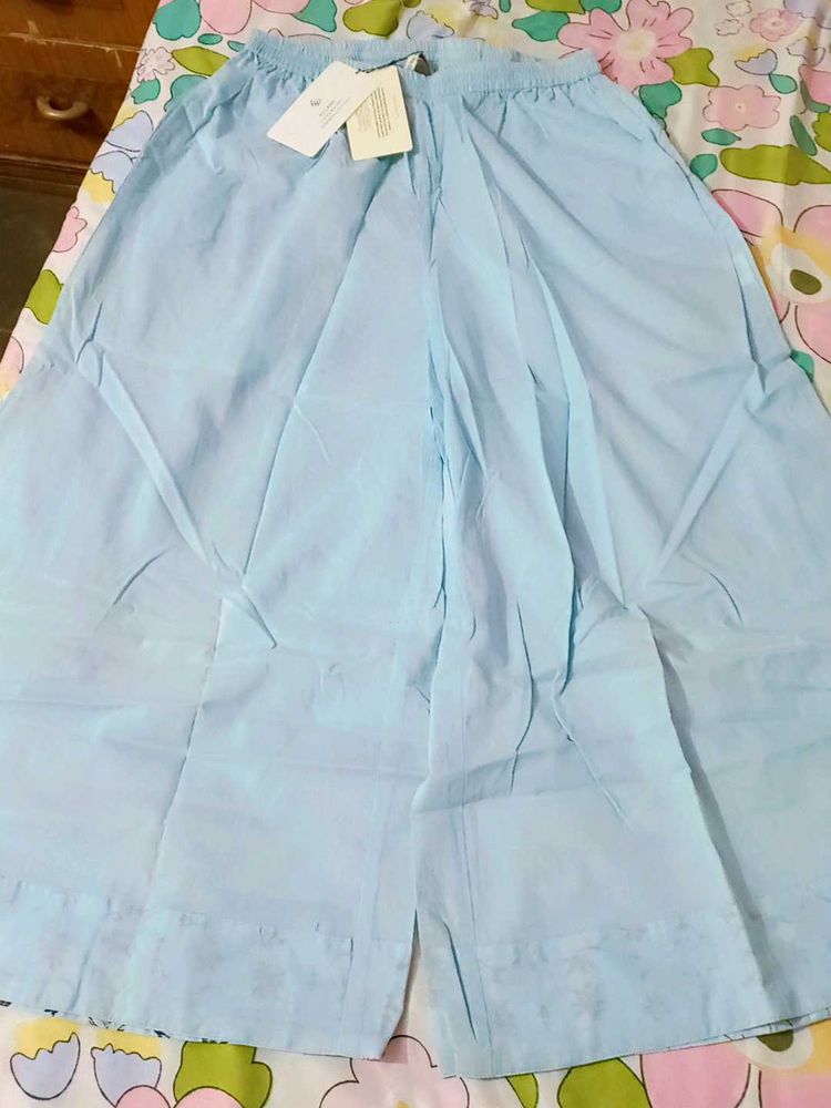 House Of Pataudi Light Blue Palazoo