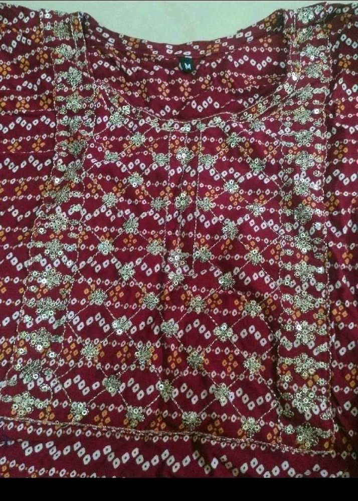 Bandhej Gown