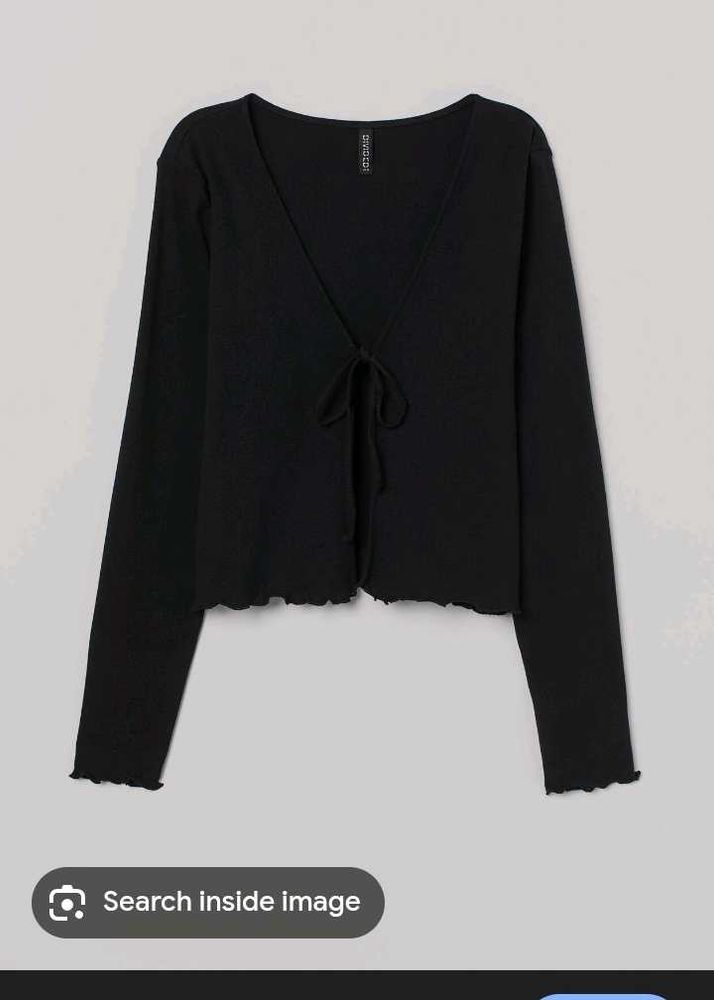 H&amp;M Black Lace cardigan