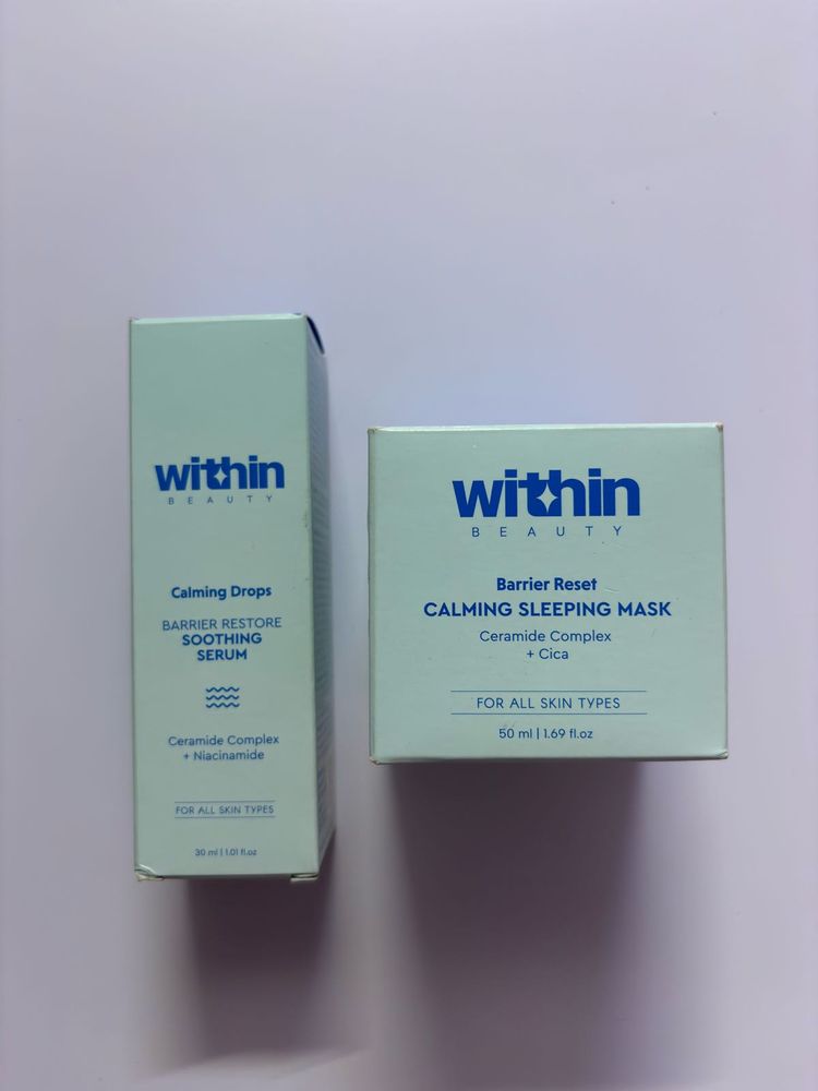Within Beauty Calming Mask + Soothing Serum