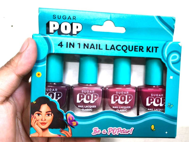 Sugar Pop 4-in-1 Nail Lacquer Kit