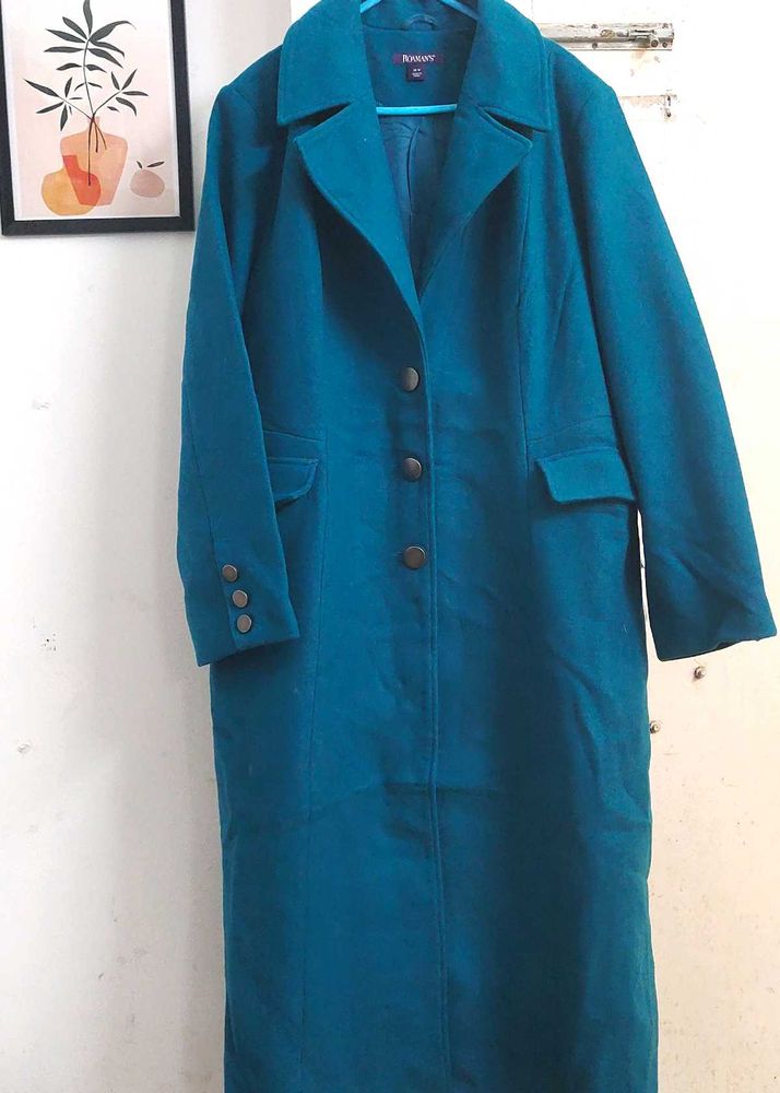 Elegant Teal Coat