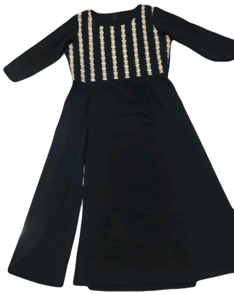 Elegant Black Kurta plazo set
