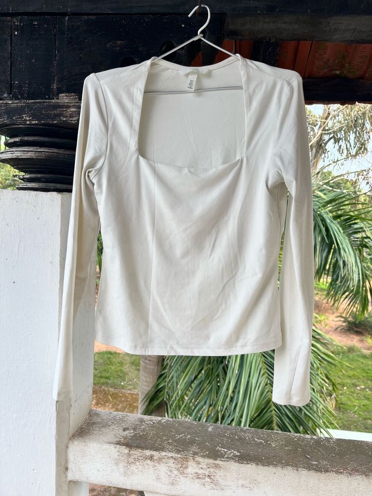 Square Neck H&amp;M top