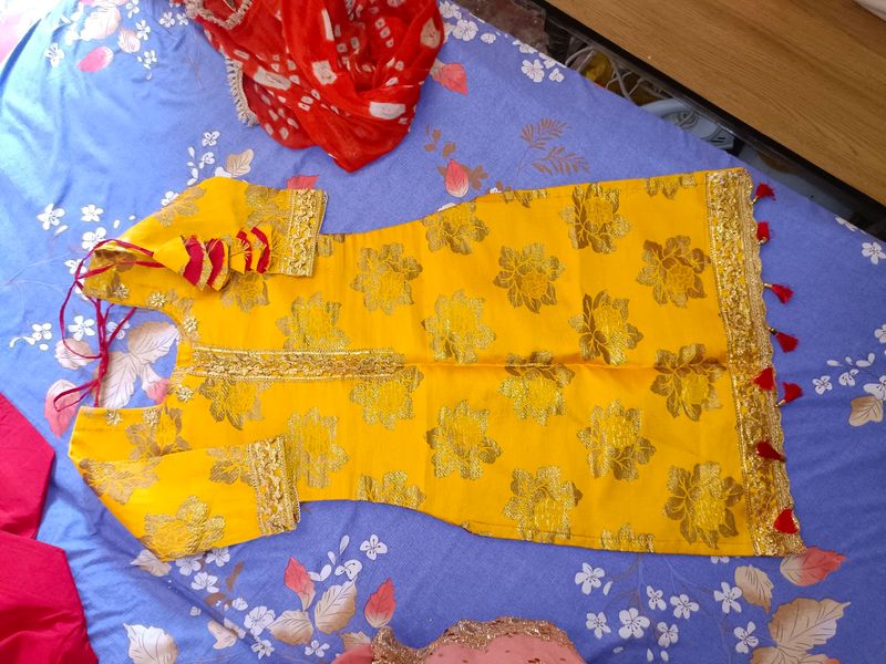 Haldi Dress For Girls