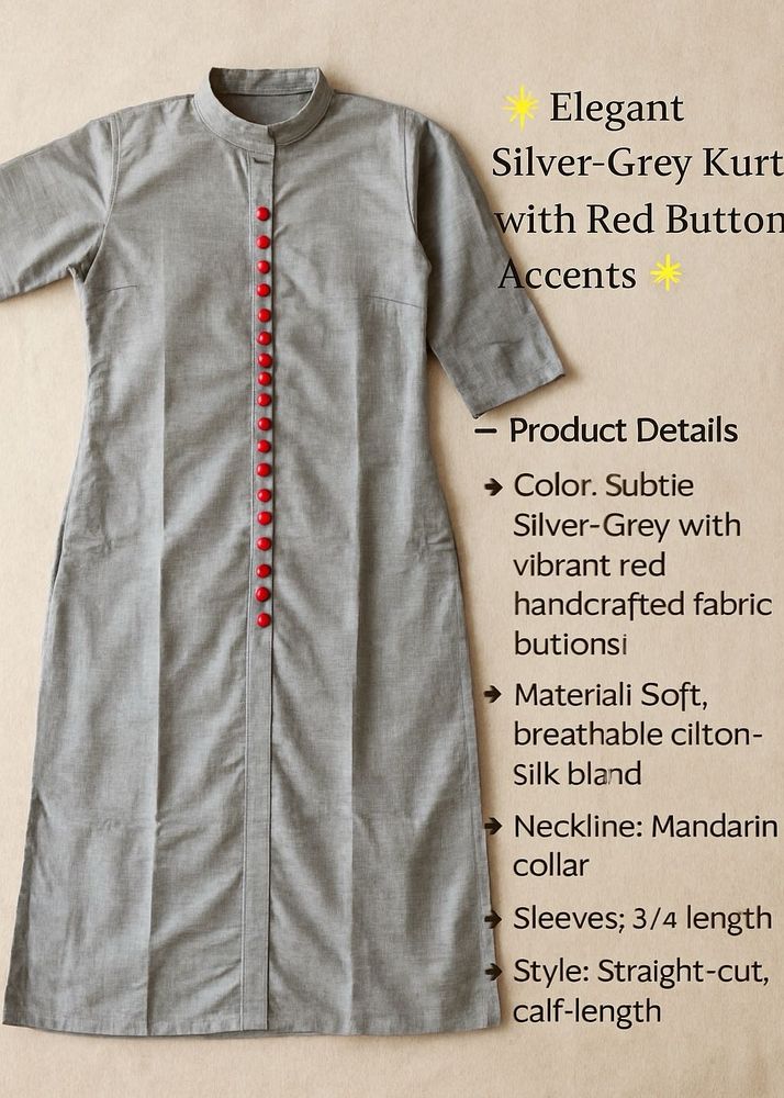 ✨✨✨Elegant Grey Kurti ✨✨✨