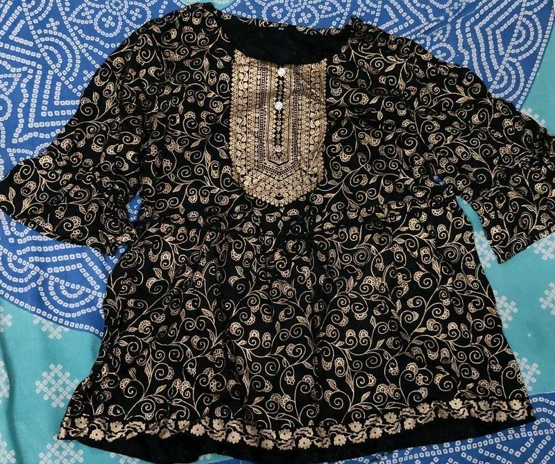 Floral Print Kurta