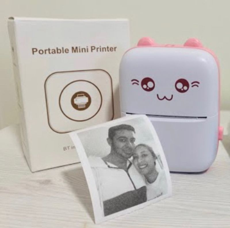 Mini Cute Aesthetic Printer ❤️