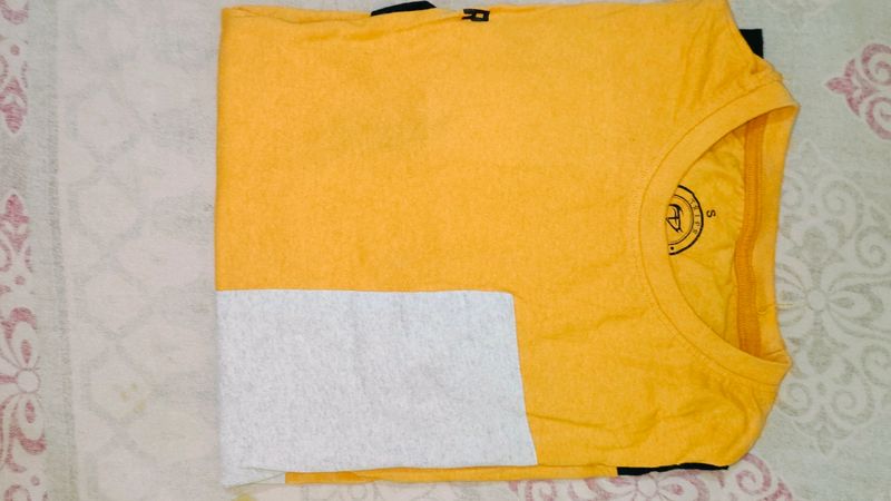Yellow Oversized Tee For Men Nd Women