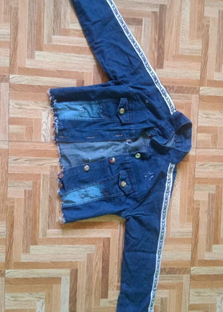 Crop Ripped Denim
