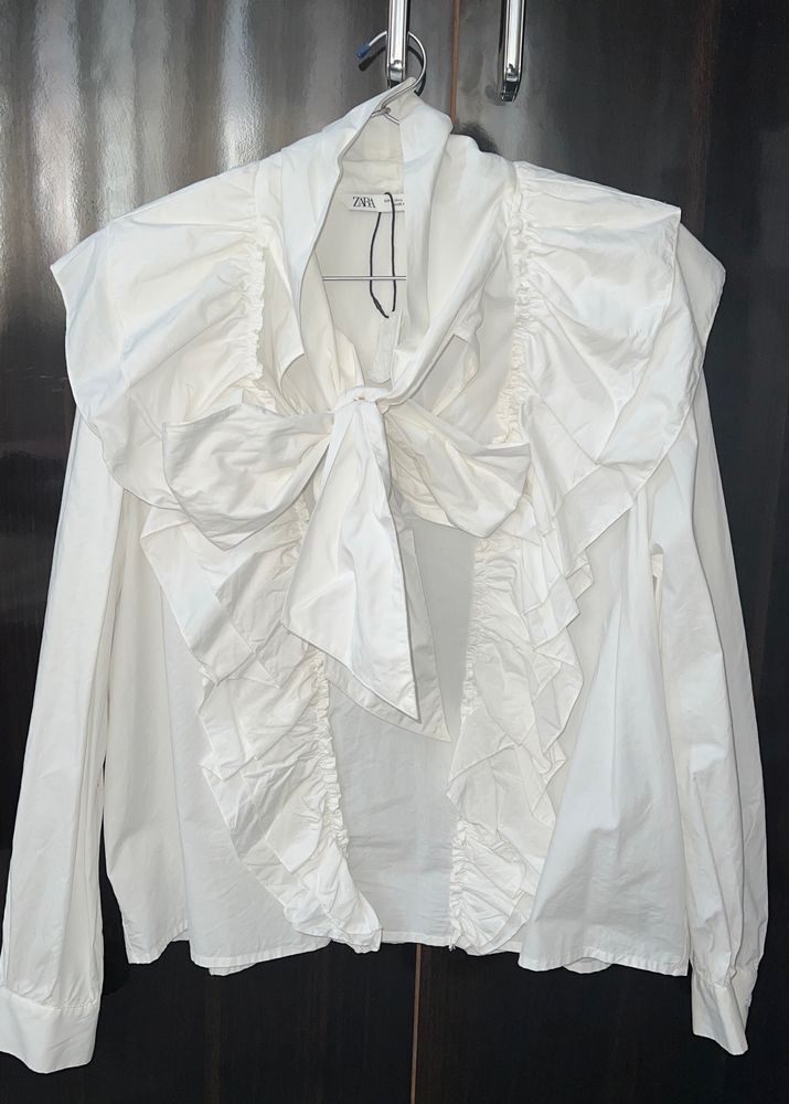 Zara Frilled Shirt