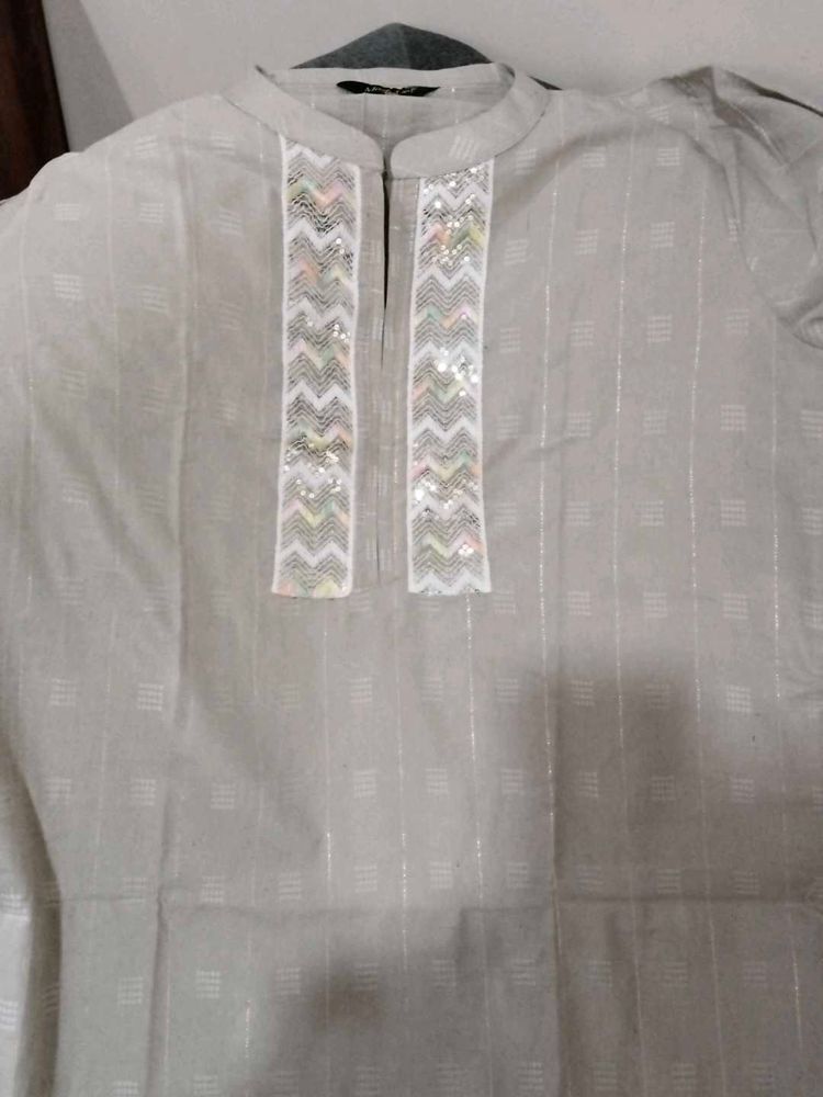 Stitched Cotton Kurti Pant Dupatta