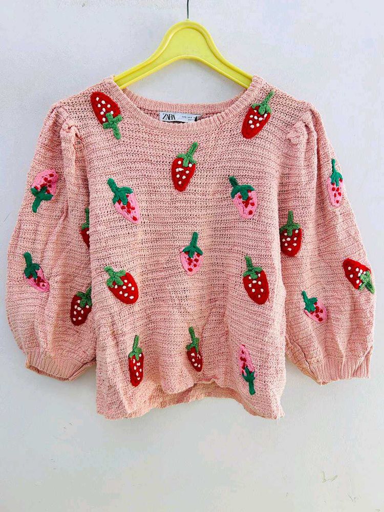 Cute Strawberry Sweater