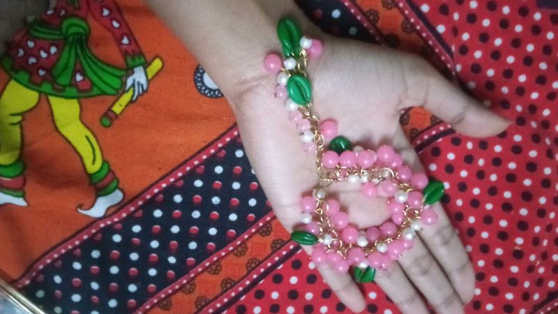 Pink &amp; Green and white