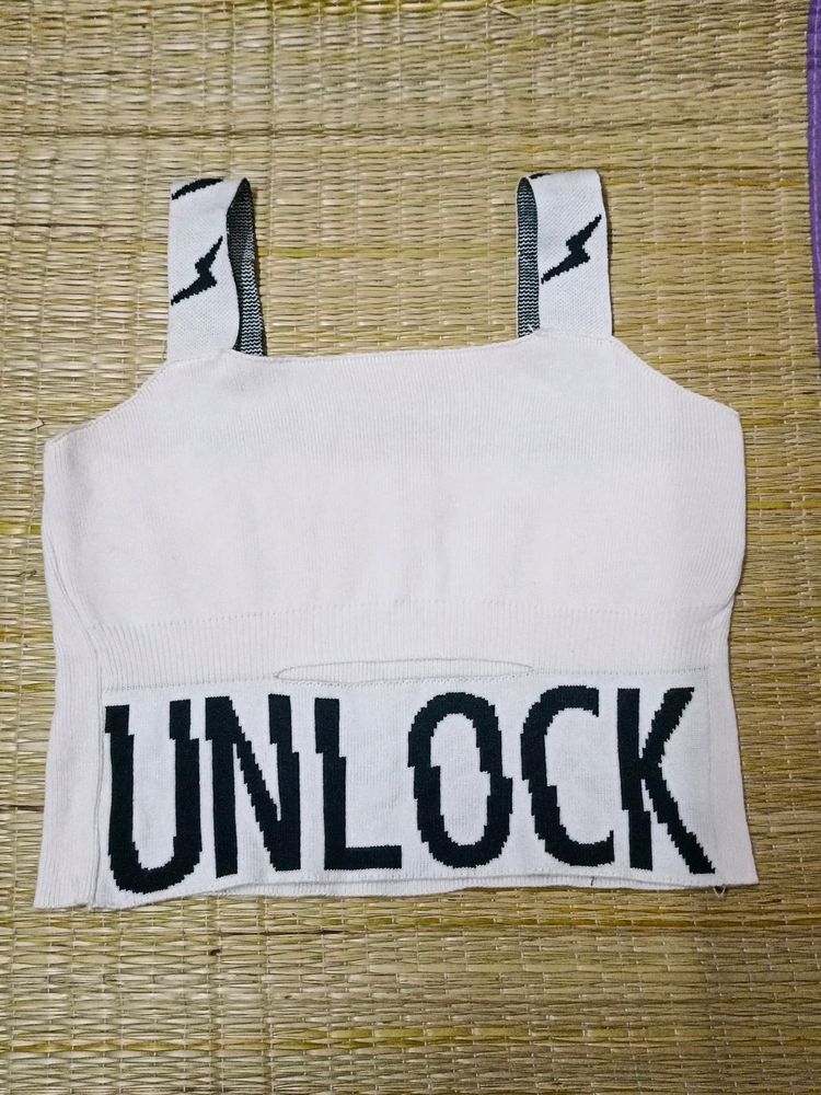 Camisole Knitted Camis Crop Top
