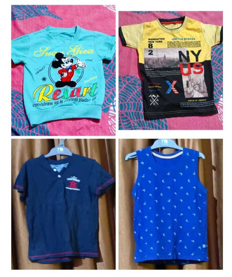 Combo Of 4 Tshirt