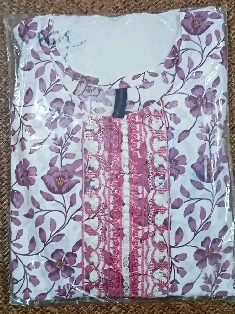 Floral Print Tunic Top