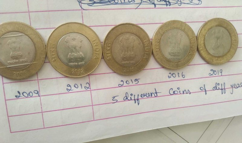 Rare Indian 10rs Coins Of Different Years