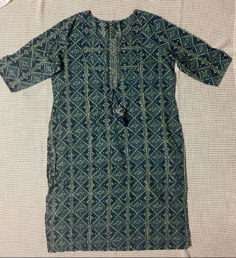 Boho Diamond Print Kurta
