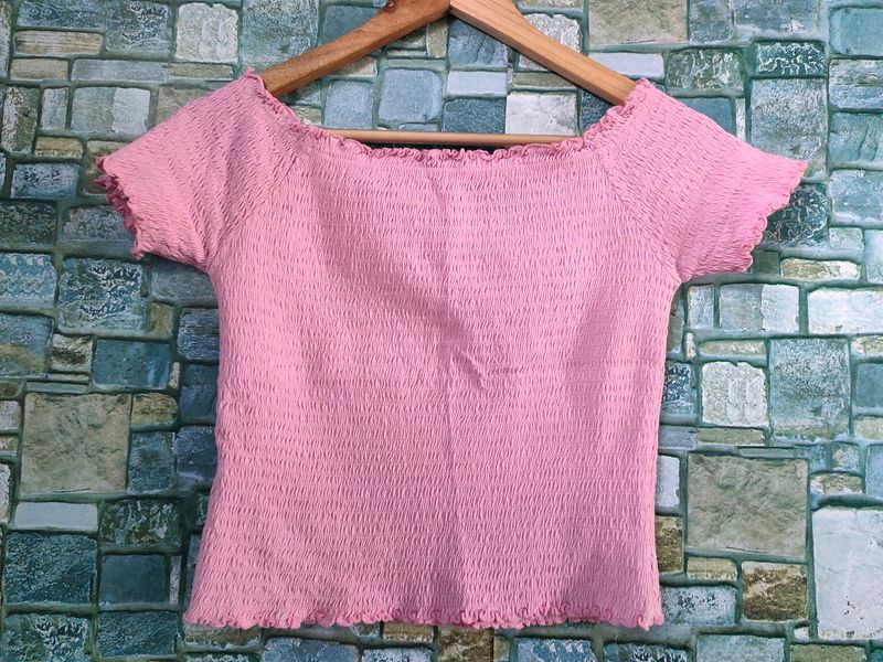 Cropped Top/ Off Shoulder