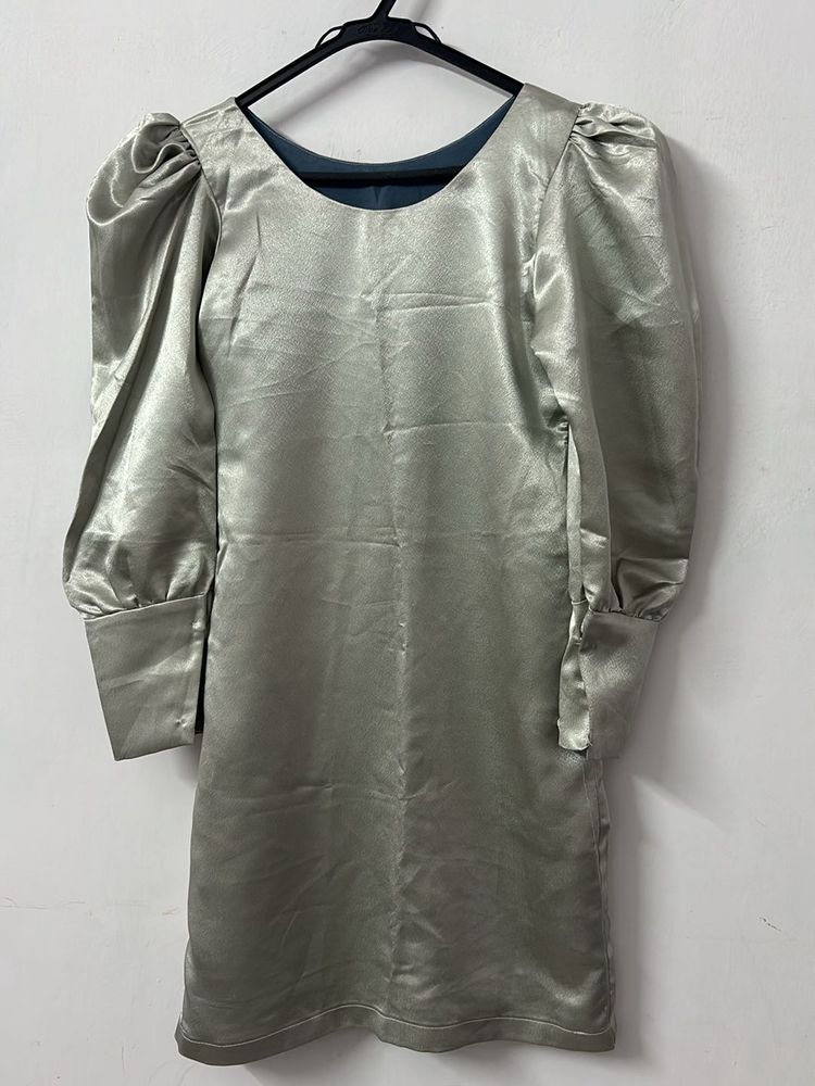 Balloon Sleeve Dress