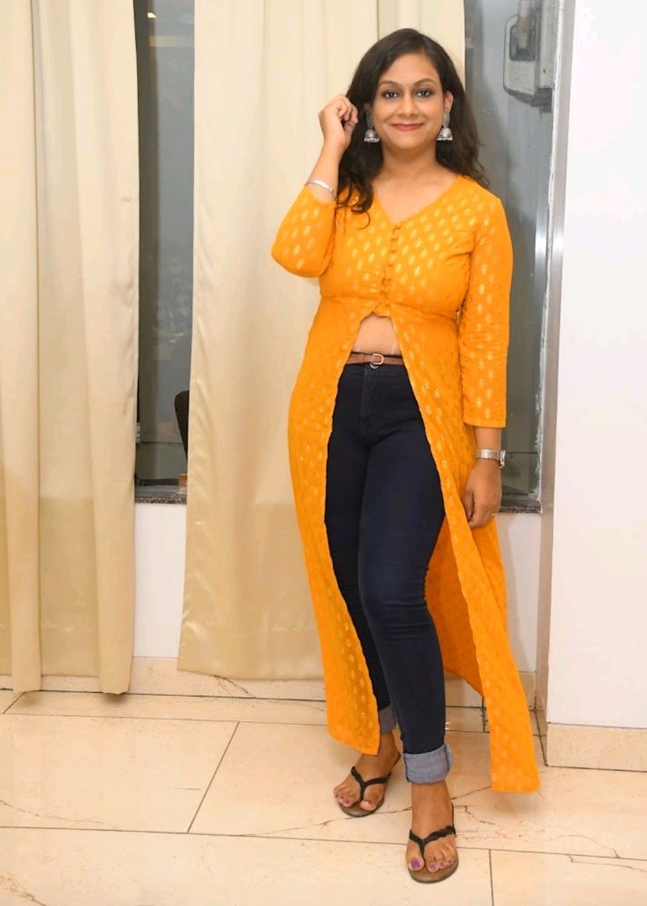 Yellow Kurta For 400 Rs Only