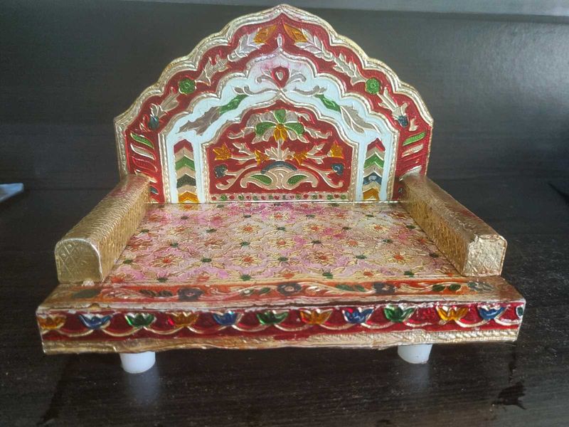Wooden SINGHASAN ( THRONE)