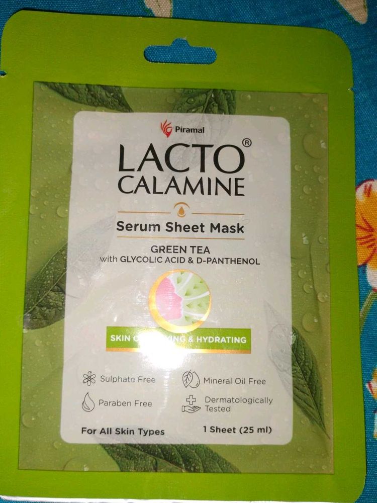 Lacto Calamine Serum Sheet Mask