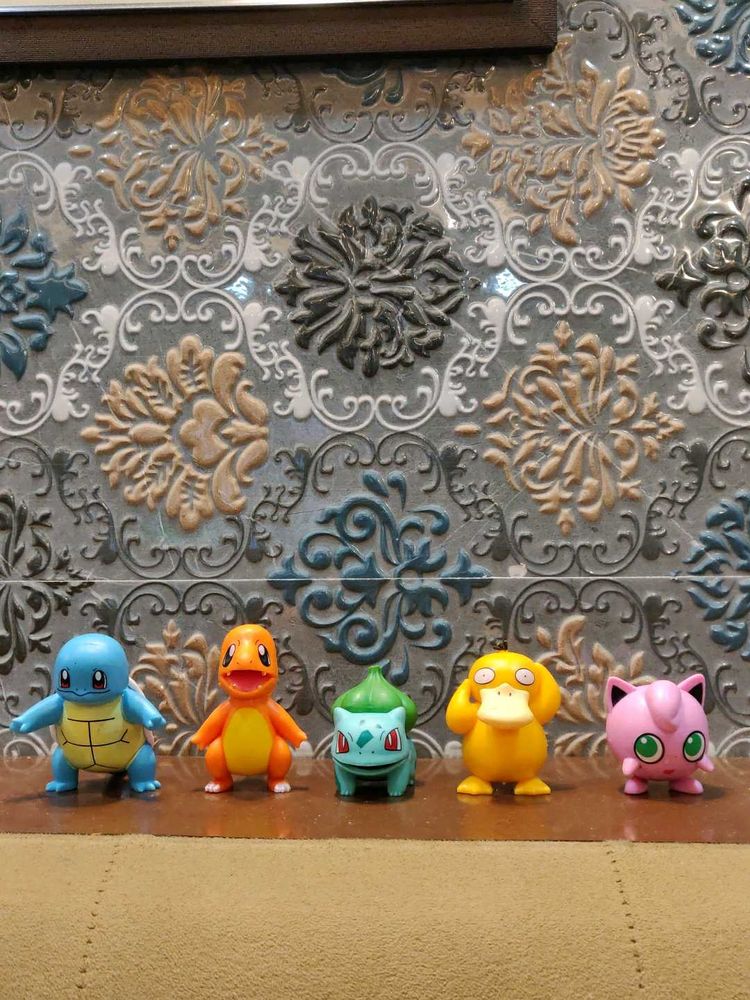 Cartoon Character 5 Piece Toy Action Figure