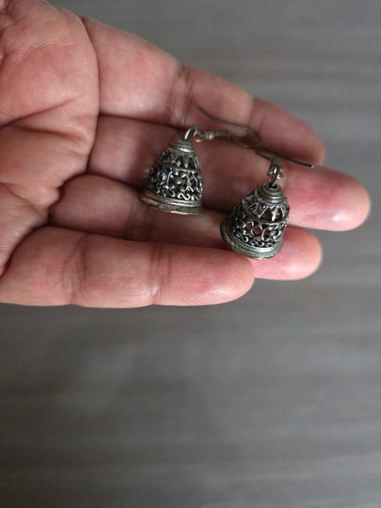 Filigree Jhumka Earrings