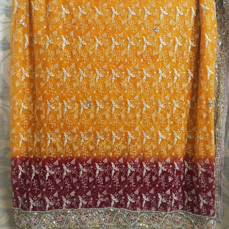 Embroidered Saree