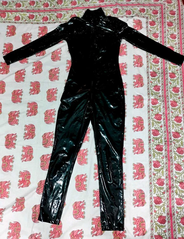 Sleek Black Latexsuit