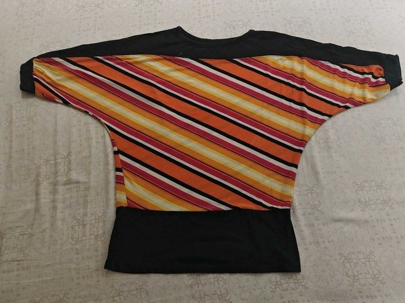 Striped Dolman Top