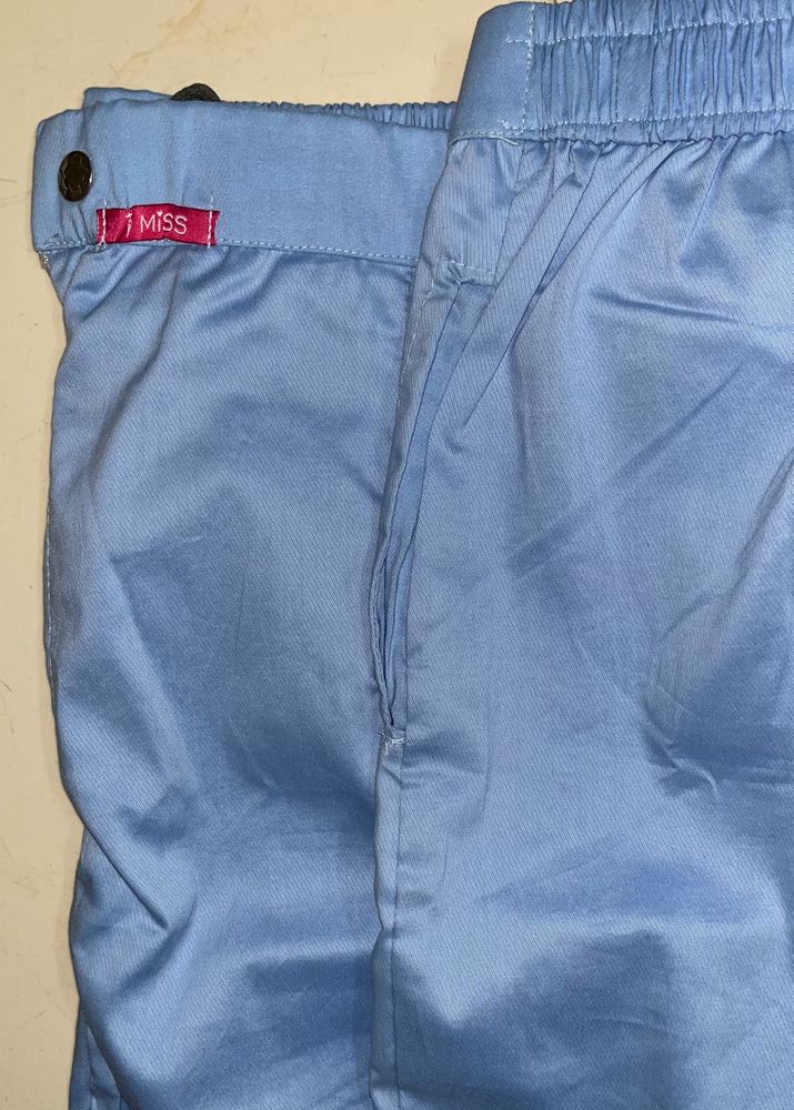 Light Blue Casual Pants