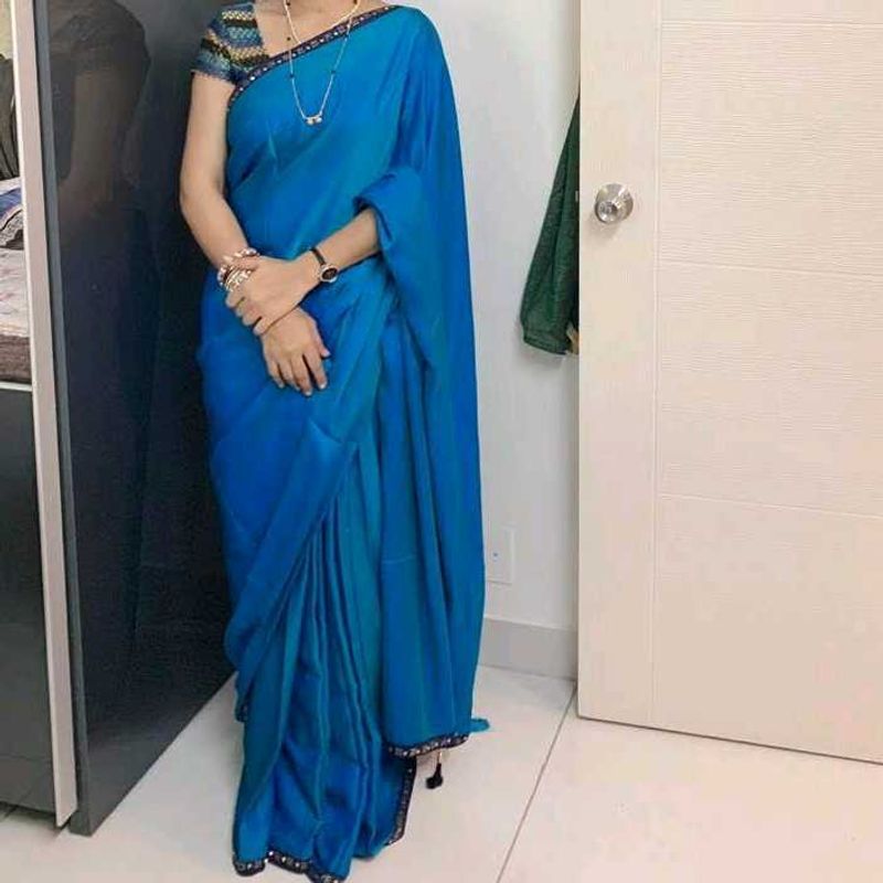 Elegant Blue Saree