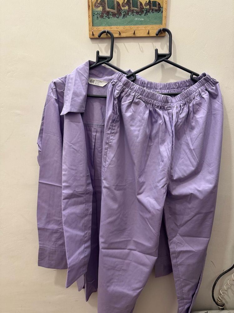 H&amp;M Purple Lounge Set