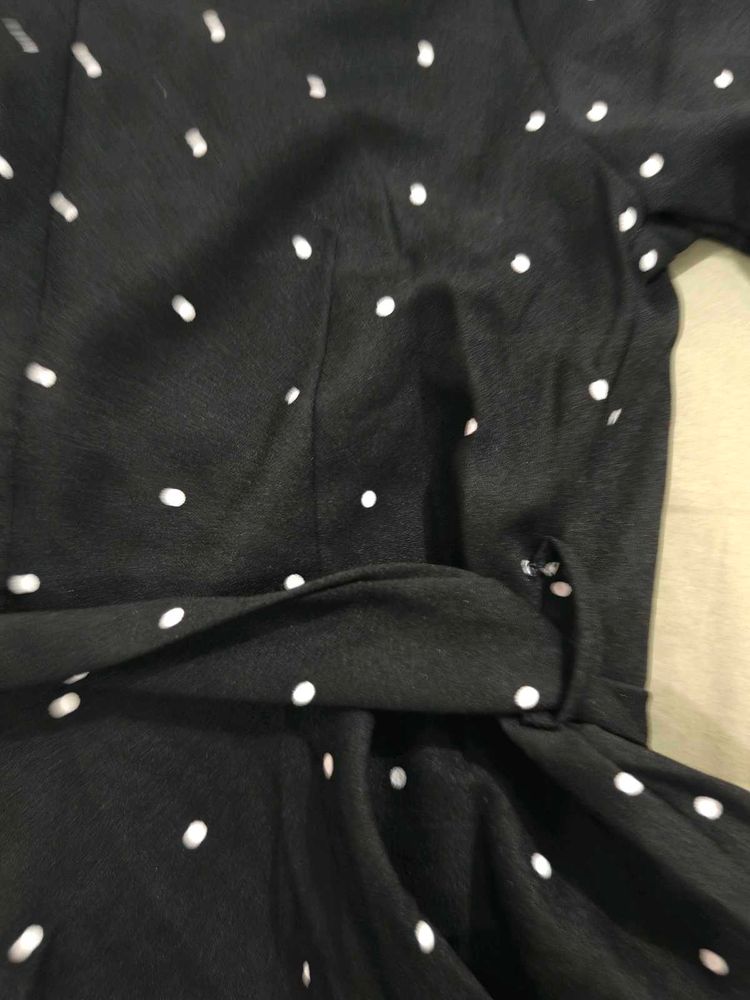Polka Dot wrap top worn only twice