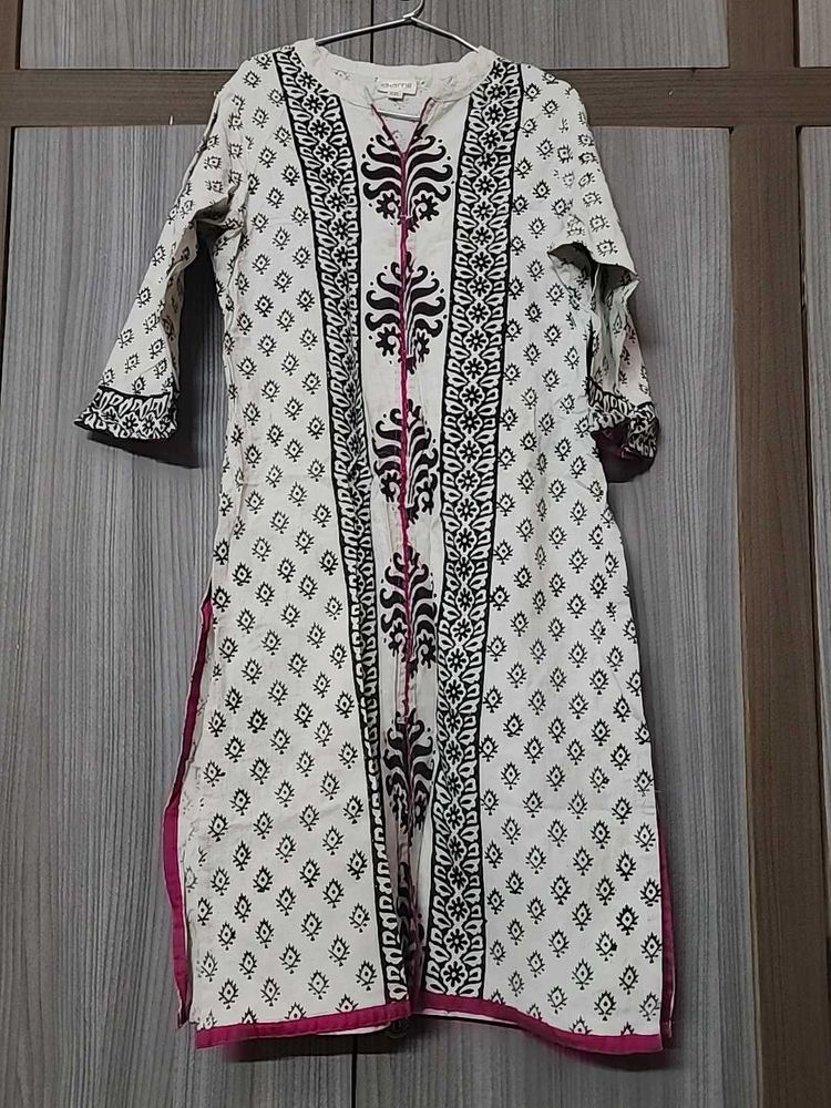 A Line Cotton Kurta