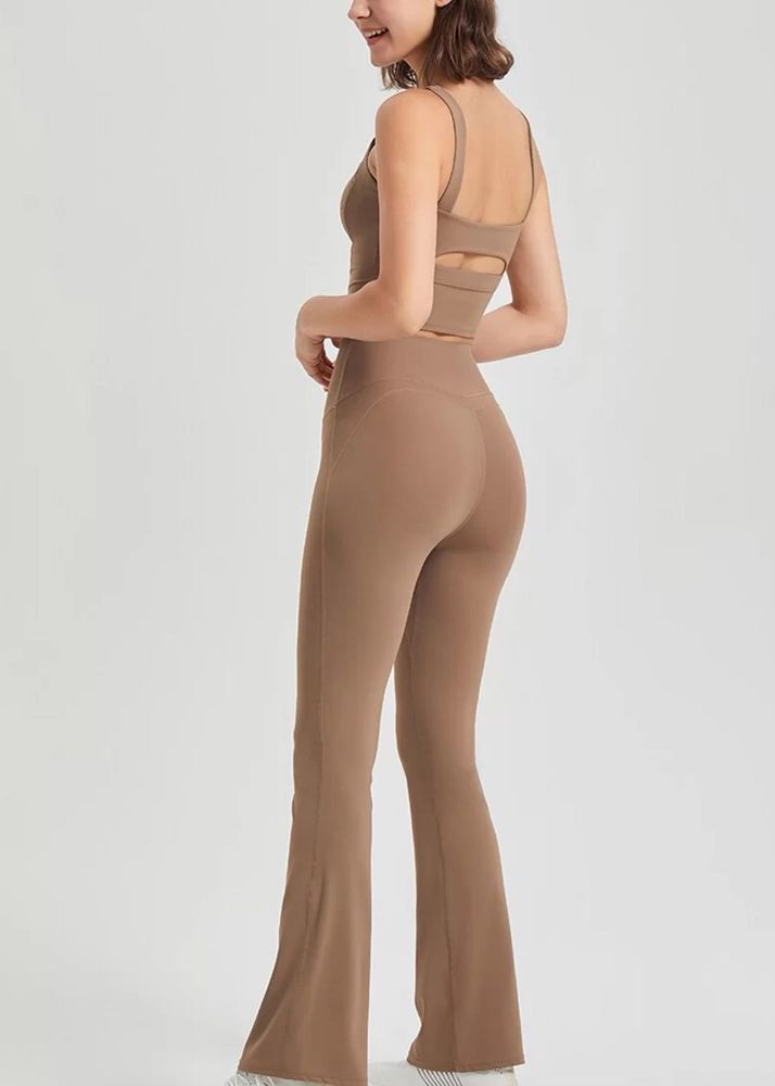 Training And Gym Flared Tights By JC Collection