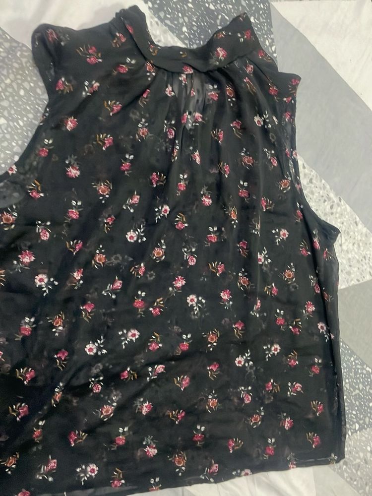 Floral Sheer Top