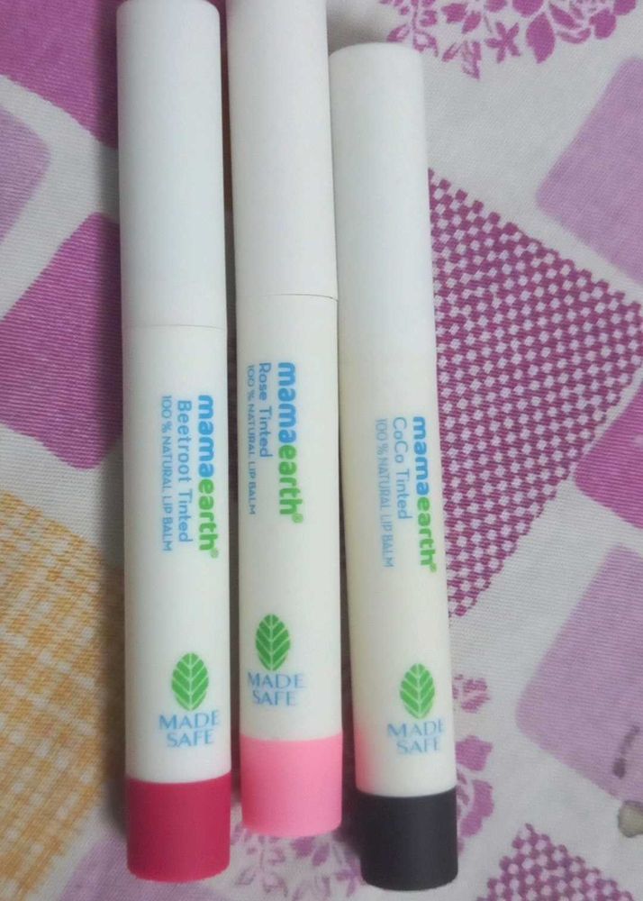 Mamaearth Tinted Lip Balm Combo