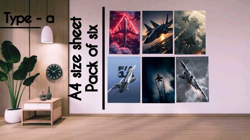 fighter jet Leveling Wall Poster