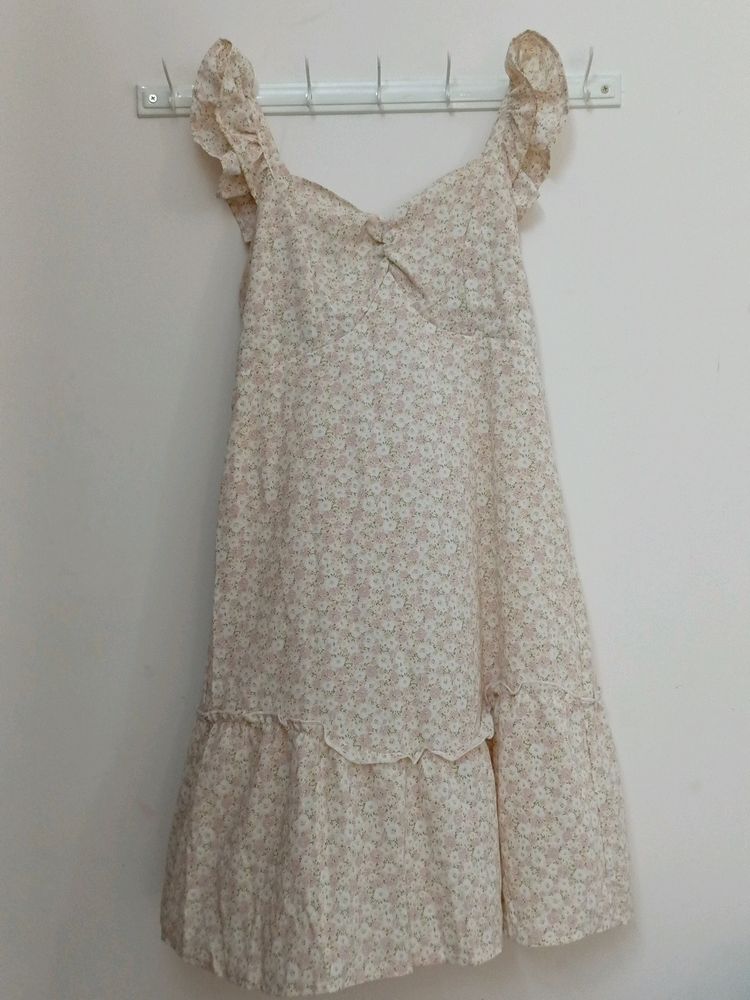 Ruffle A-line Dress