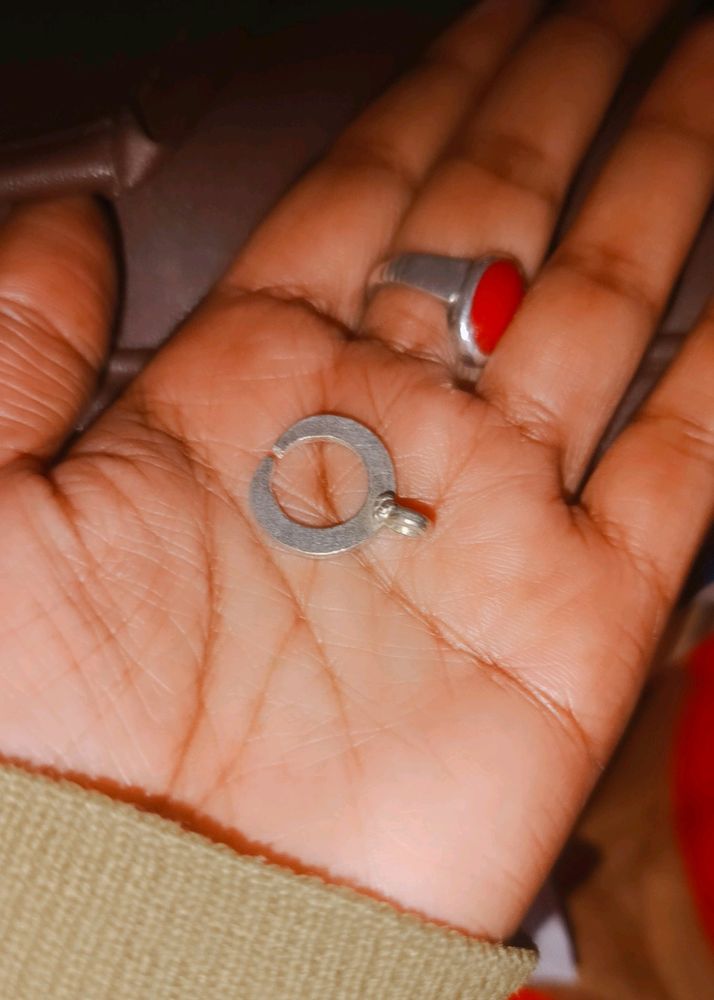 Pure Silver Chandrama Locket
