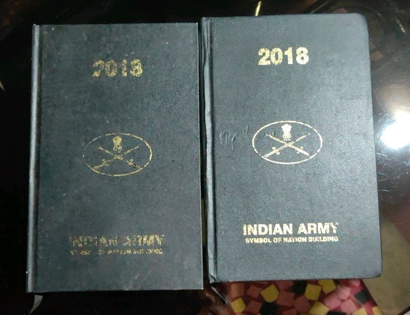 Two Indian Army Diary: Black 🖤