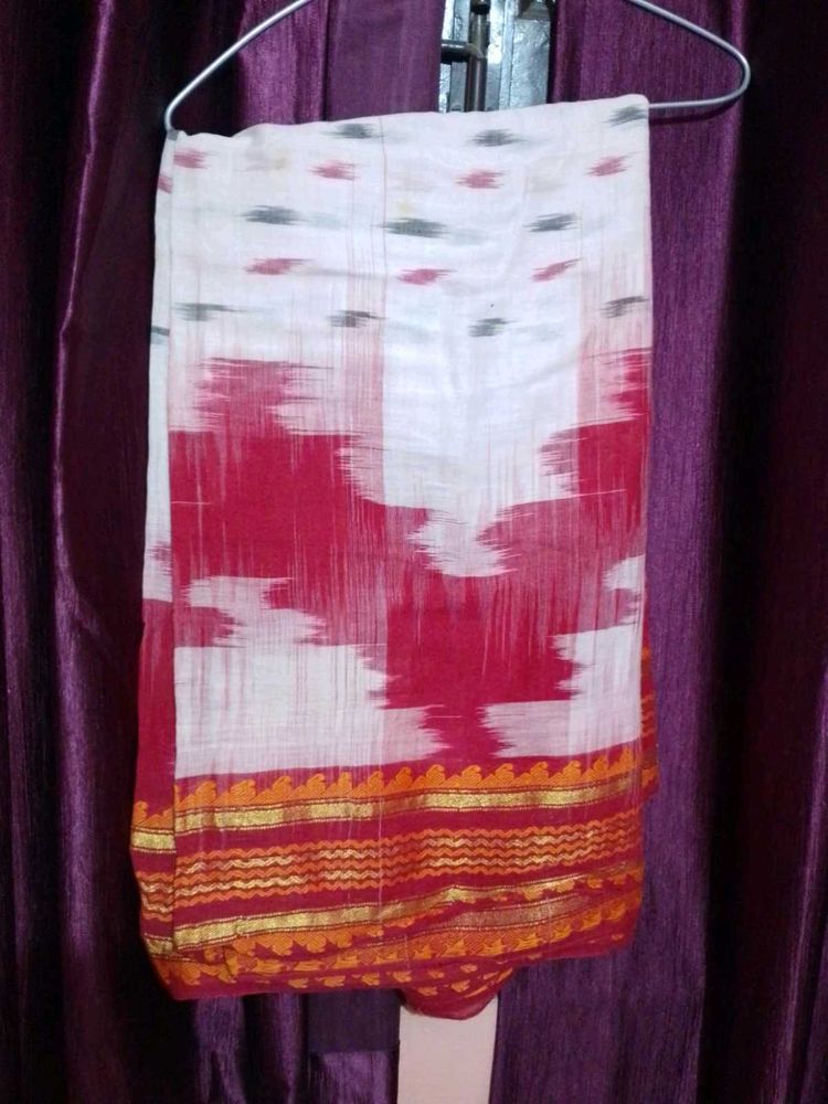 Ikat Pattern Saree