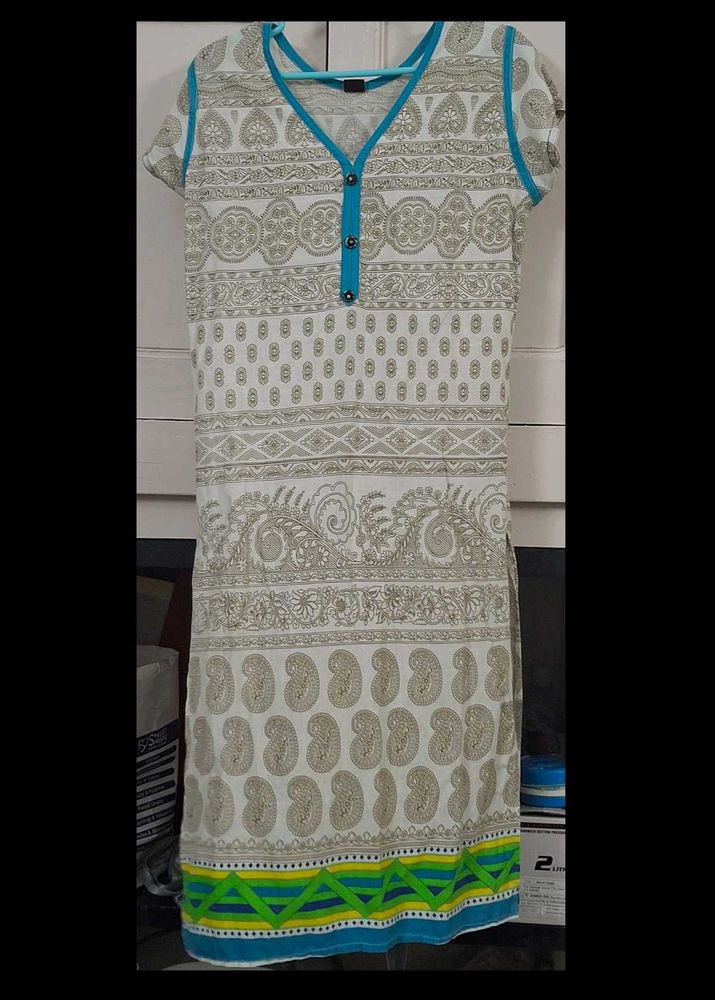 Patterned Casual Kurti