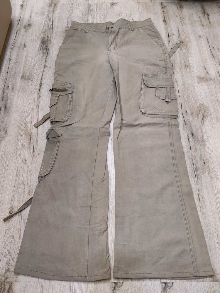 Sc9201 Deutscher Cargo Bootcut Jeans Waist 28