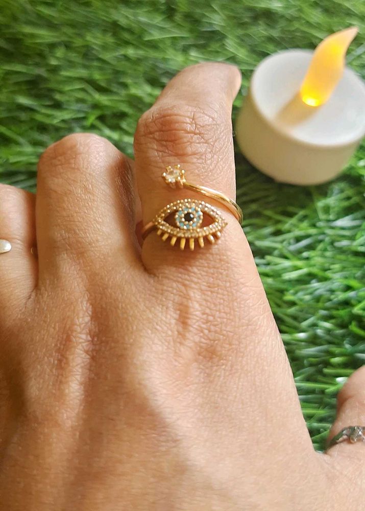 Adjustable Evil Eye Ring💍